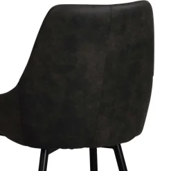 Wohnen Küchen-Essgruppen|Esszimmer Komplett*Eiche Rauchfarben Tisch & 6 Stühle Namac in Dunkelgrau (siebenteilig)