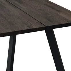 Wohnen Küchen-Essgruppen|Esszimmer Komplett*Eiche Rauchfarben Tisch & 6 Stühle Namac in Dunkelgrau (siebenteilig)