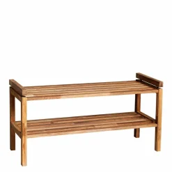 Wohnen Eiche Schuhregal mit geölter Oberfläche - Helvana