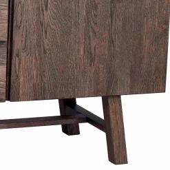 Wohnen Sideboards & Kommoden|Sideboards & Kommoden*Eiche Sideboard in dunkel lackiert und gebürstet - Vedraza