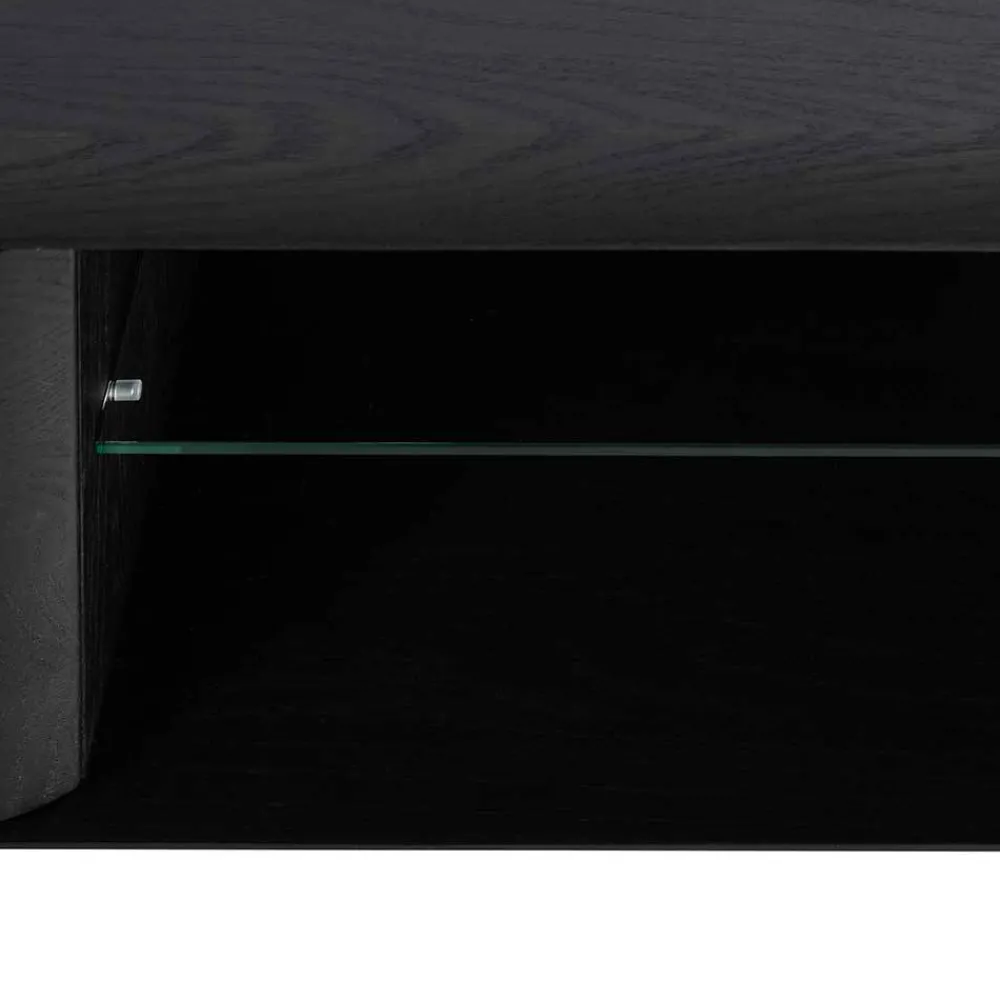 Wohnen Tv & Hifi-Möbel|Tv & Hifi-Möbel*Eiche TV Lowboard in Schwarz geölt - Janeira