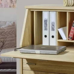 Wohnen Eichefarbener Sekretär 83x112x47 cm - Chancy