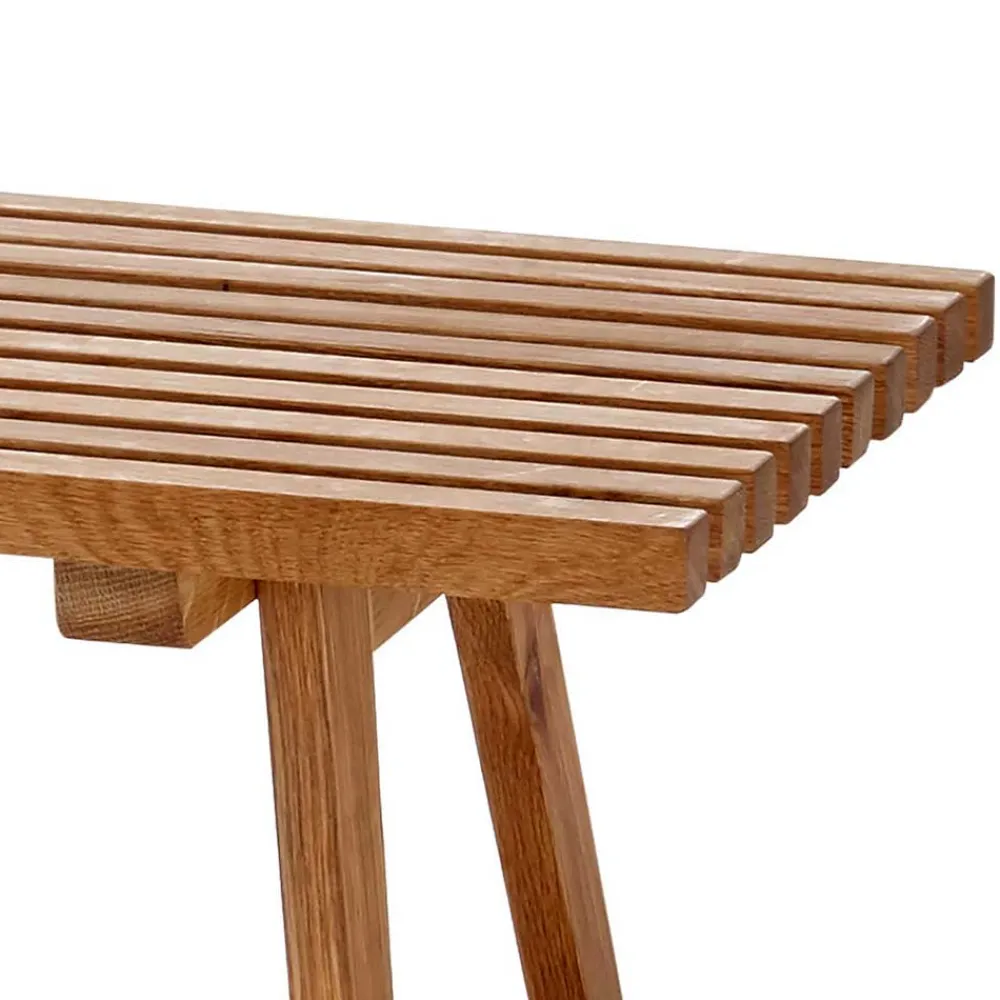 Wohnen Schuhschränke|Garderobenbänke*Eichenholz Flurbank im Skandi Design - Artensian