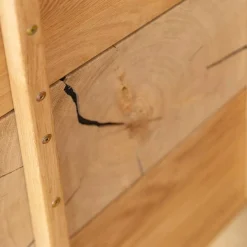 Wohnen Eichenholz Sideboard mit Hirnholz Applikation - Deruta