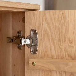 Wohnen Eichenholz Sideboard mit Hirnholz Applikation - Deruta