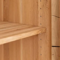 Wohnen Eichenholz Sideboard mit Hirnholz Applikation - Deruta