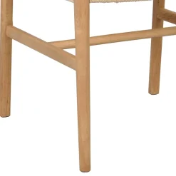 Wohnen Eichenholz Stuhl mit Geflecht Sitz - Francis (2er Set)