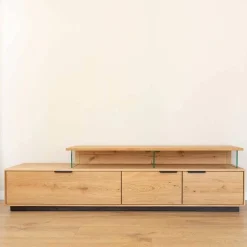 Wohnen Sideboards & Kommoden|Sideboards & Kommoden*Eichenholz TV Lowboard in modernem Design - Judita