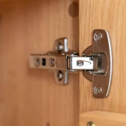 Wohnen Vitrinen|Wohnzimmer-Vitrinen*Eichenholz Vitrine mit Hirnholz Applikation - Deruta