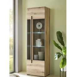 Wohnen Eicheoptik Wohnzimmermöbel Set - Brocus (vierteilig)