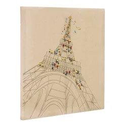 Wohnen Wandbilder*Eiffelturm Wandbild auf Leinwand - Espanora