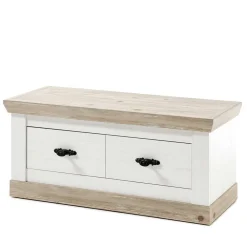 Wohnen Weiße Möbel|Glasmöbel*Einrichtung Diele Möbel Kombi - Nedita (vierteilig)