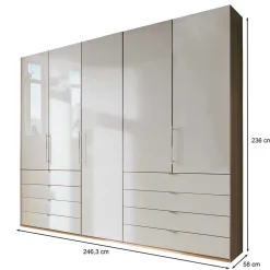 Wohnen Schlafzimmer Komplett*Einrichtung fürs Schlafzimmer in Beige - Lesegano (vierteilig)