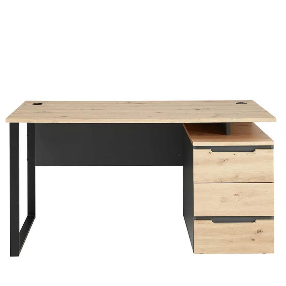 Wohnen Home Office Möbel|Büro Komplett*Einrichtung Home Office Set - Kuetra (vierteilig)