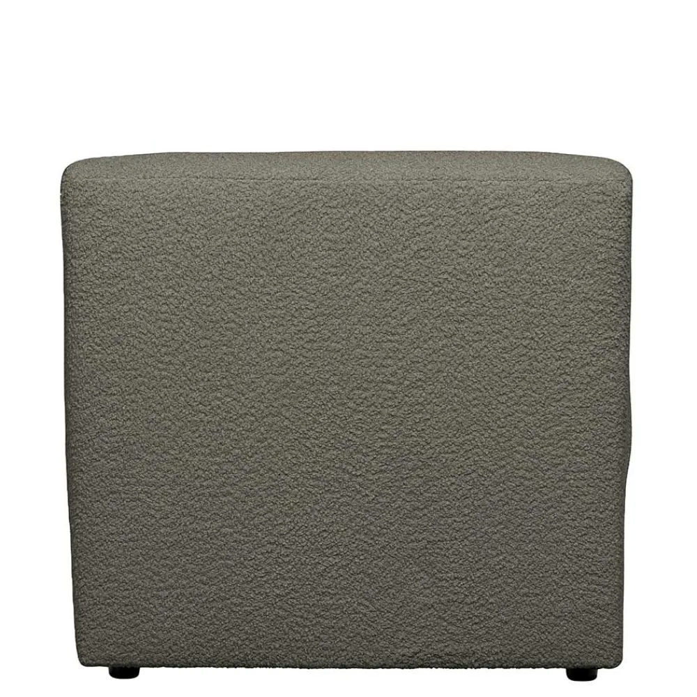 Wohnen Sofas|Sofa*Einsitzer Couchmodul aus Boucle in Dunkelgrün - Racapulco