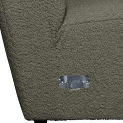 Wohnen Sofas|Sofa*Einsitzer Couchmodul aus Boucle in Dunkelgrün - Racapulco