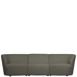 Wohnen Sofas|Sofa*Einsitzer Couchmodul aus Boucle in Dunkelgrün - Racapulco
