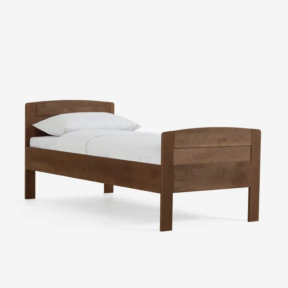 Wohnen Braune Möbel|Naturholzmöbel*Einzelbett Classima mit Kopfteil und Fußteil