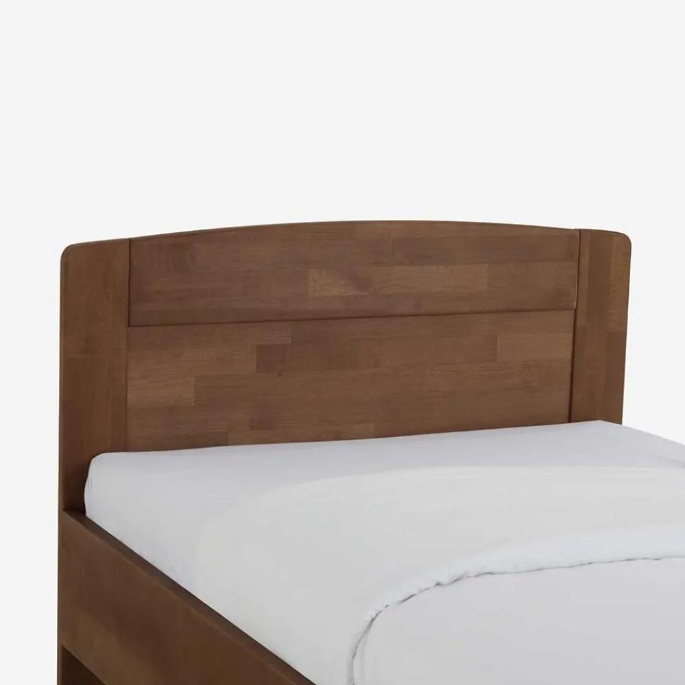 Wohnen Braune Möbel|Naturholzmöbel*Einzelbett Classima mit Kopfteil und Fußteil