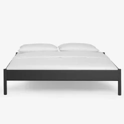 Wohnen Einzelbett Lanuge aus schwarzem Metall (zweiteilig)