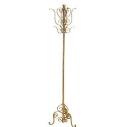 Wohnen Eisen Vintage Garderobenständer in Gold - Leitha
