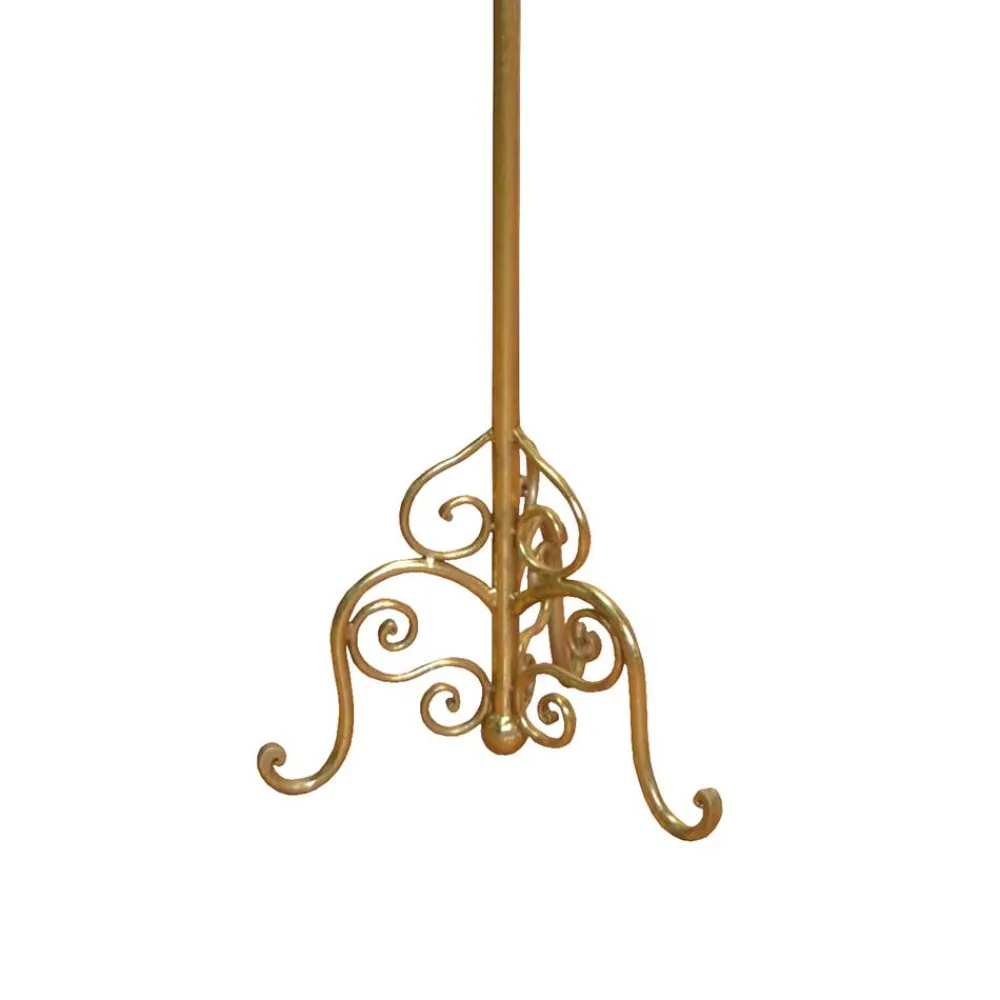 Wohnen Eisen Vintage Garderobenständer in Gold - Leitha