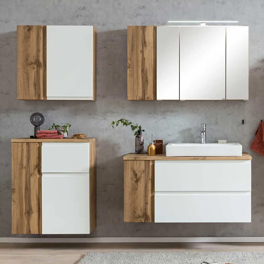 Wohnen Elegante Badeinrichtung Möbelset - Eight (vierteilig)