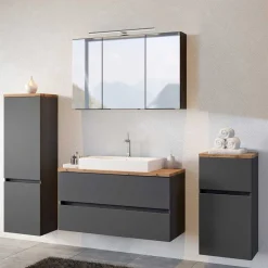 Wohnen Elegante Badezimmermöbel Kombination - Noricas (vierteilig)