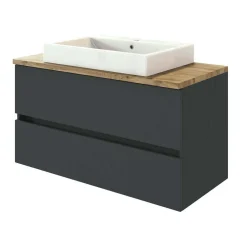 Wohnen Elegante Badezimmermöbel Kombination - Noricas (vierteilig)