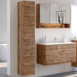 Wohnen Elegante Badmöbel Kombination - Lemnas (dreiteilig)