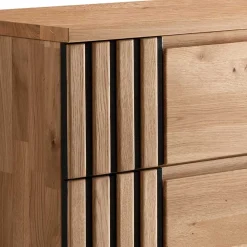 Wohnen Elegante Holzkommode aus Wildeiche - Manarola