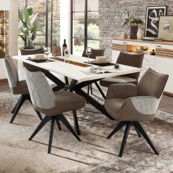 Wohnen Elegante Sitzgruppe siebenteilig - Niam (siebenteilig)