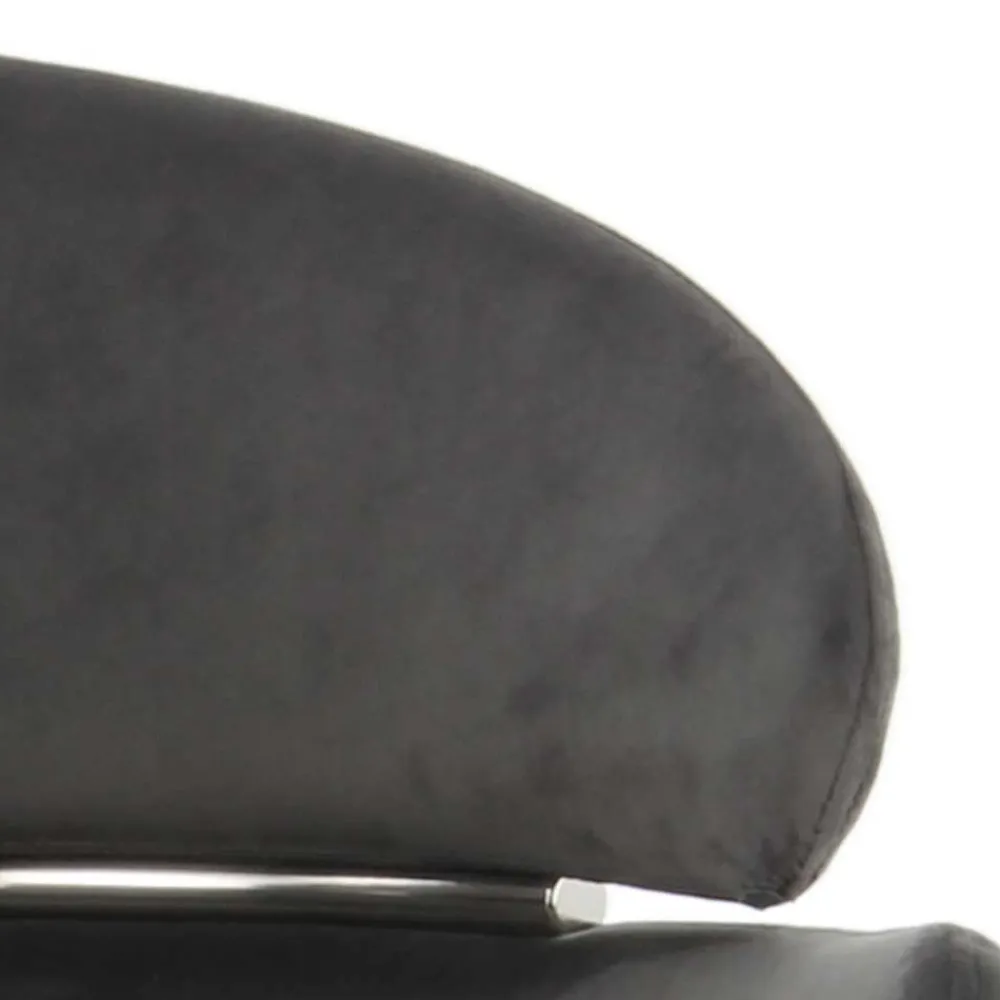 Wohnen Wohnzimmerstühle*Eleganter Armlehnstuhl in Grau & Silber - Ecolosia