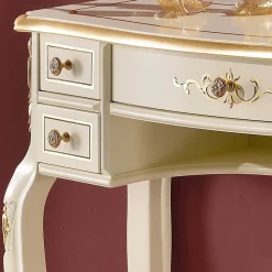 Wohnen Barock Möbel*Eleganter Barock Konsoltisch mit fünf Schubladen - Iviada