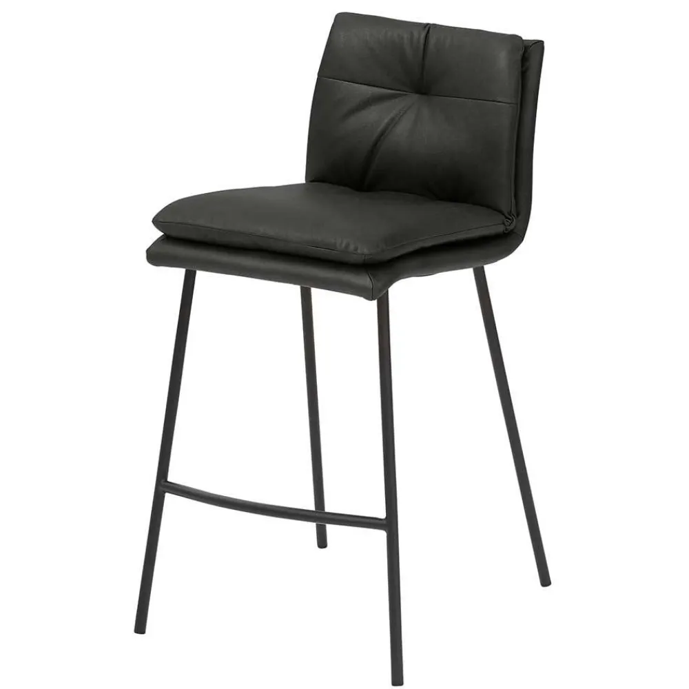 Wohnen Eleganter Barstuhl in Anthrazit - Isael