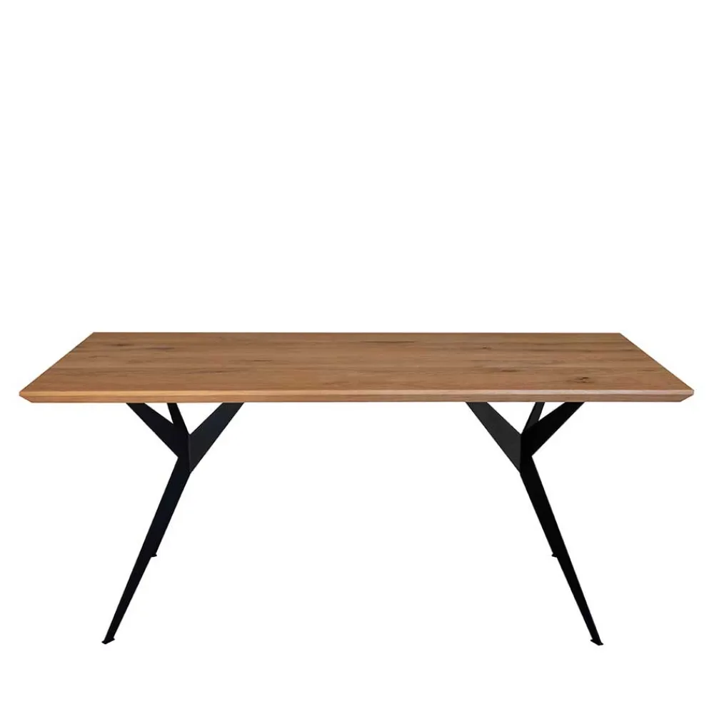 Wohnen Eleganter Esszimmertisch aus massivem Eichenholz - Licium