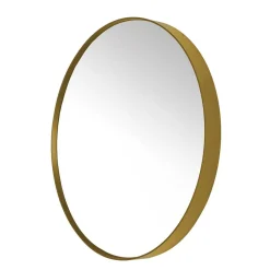 Wohnen Eleganter Glasspiegel mit Metallrahmen Gold - Emzatina