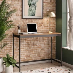 Wohnen Bürotische*Eleganter Schreibtisch in Walnuss Optik - Rondja