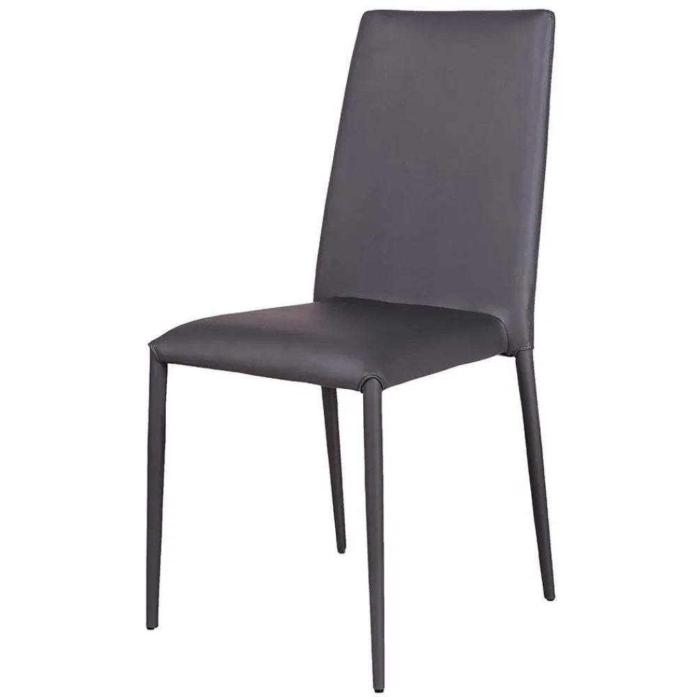 Wohnen Küchenstühle|Esszimmerstühle*Eleganter Stuhl Giant aus Kunstleder (4er Set)