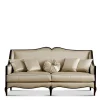Wohnen Braune Möbel|Sofas*Elegantes Dreisitzer Sofa in Beige - Sutolary