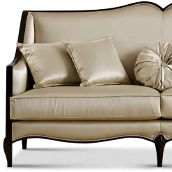 Wohnen Braune Möbel|Sofas*Elegantes Dreisitzer Sofa in Beige - Sutolary