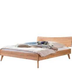 Wohnen Betten|Betten*Elegantes Holzbett aus geölter Wildeiche - Mathan