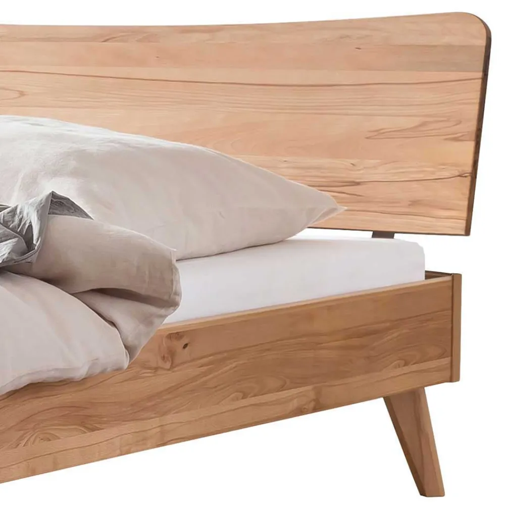 Wohnen Betten|Betten*Elegantes Holzbett aus geölter Wildeiche - Mathan