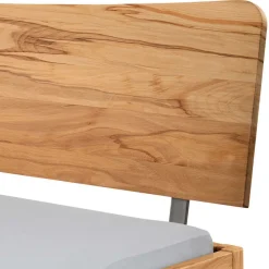 Wohnen Betten|Betten*Elegantes Holzbett aus geölter Wildeiche - Mathan