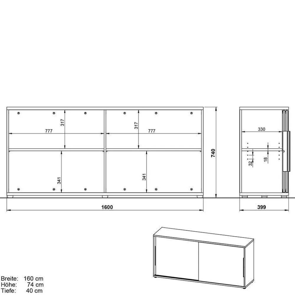 Wohnen Home Office Möbel|Büro Komplett*Elektrisch verstellbare Tische & Schrank Set - Tila (dreiteilig)