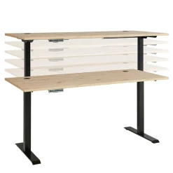 Wohnen Elektrisch verstellbarer Schreibtisch 160x77 cm - Kuetra