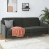 Wohnen Sofas|Sofa*3er Bettsofa in Grau Stoffbezug - Tabara