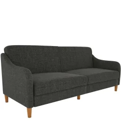 Wohnen Sofas|Sofa*3er Bettsofa in Grau Stoffbezug - Tabara