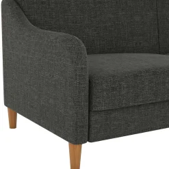 Wohnen Sofas|Sofa*3er Bettsofa in Grau Stoffbezug - Tabara