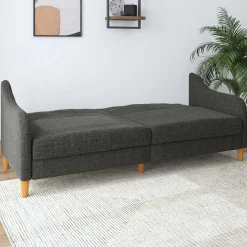 Wohnen Sofas|Sofa*3er Bettsofa in Grau Stoffbezug - Tabara